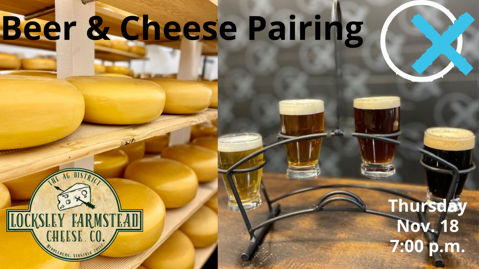 Holiday Beer & Cheese Pairing Old Ox Brewery Washington DC Brewery